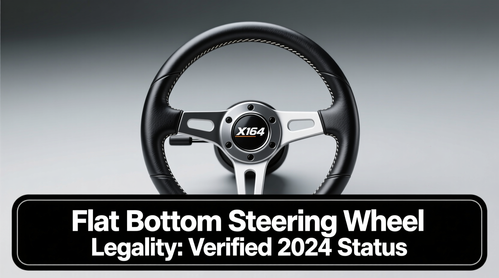 x164 flat bottom wheel legality