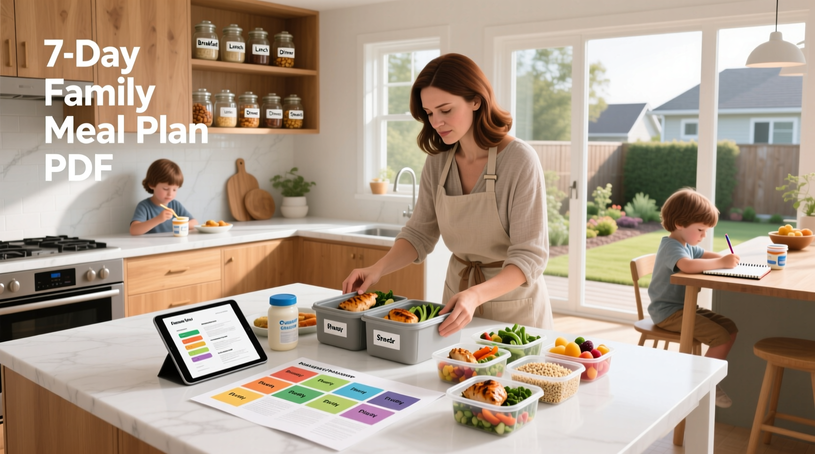 7 day family meal plan pdf guide