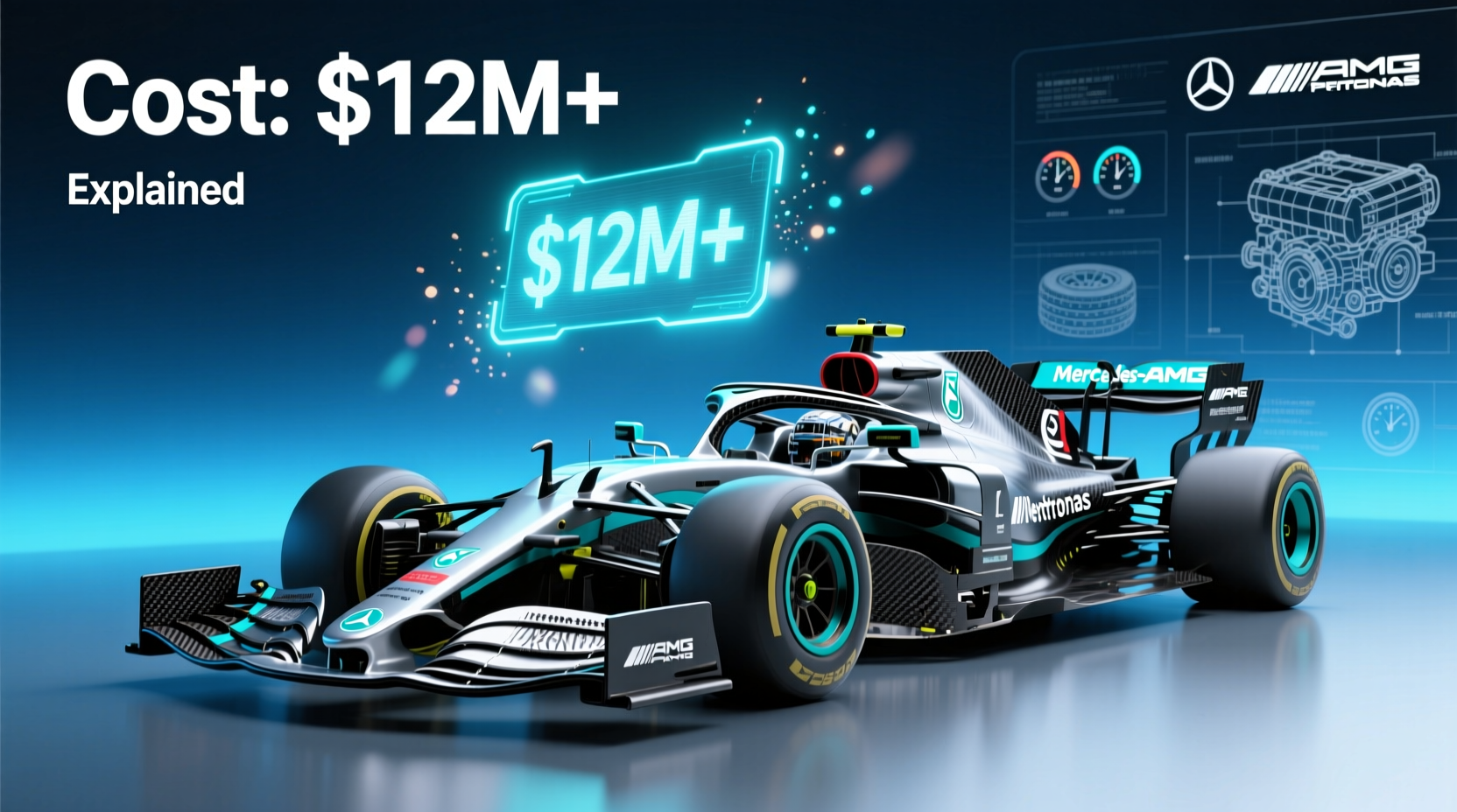 how much a formula 1 car cost
