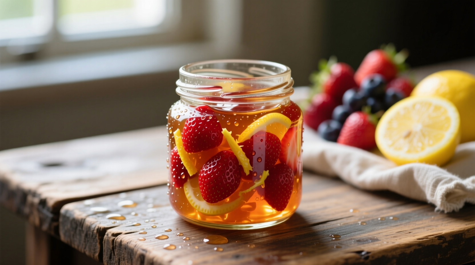 strawberry lemon marmalade