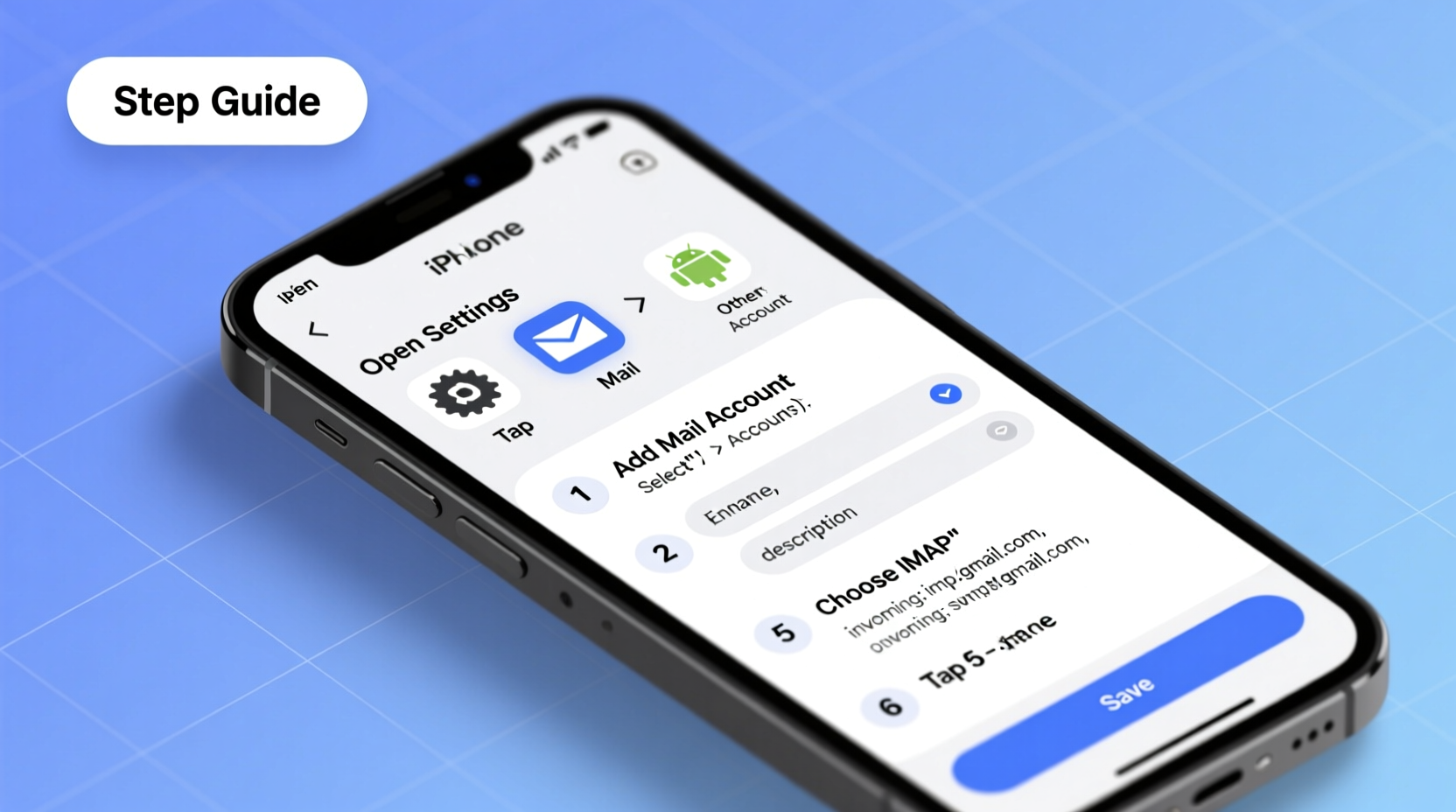 step by step guide to setting up a new email account on your phone easily