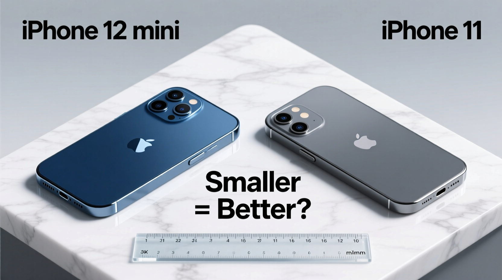 iphone 12 mini vs iphone 11 is smaller really better for everyone