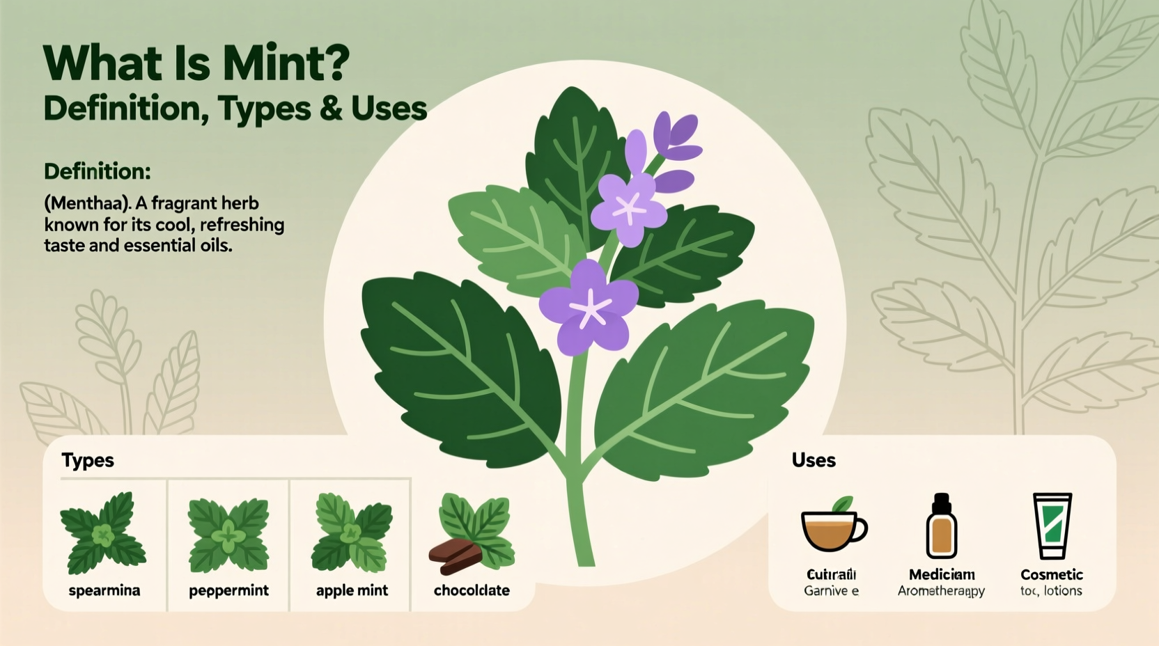 What Is Mint? Definition, Types & Uses
