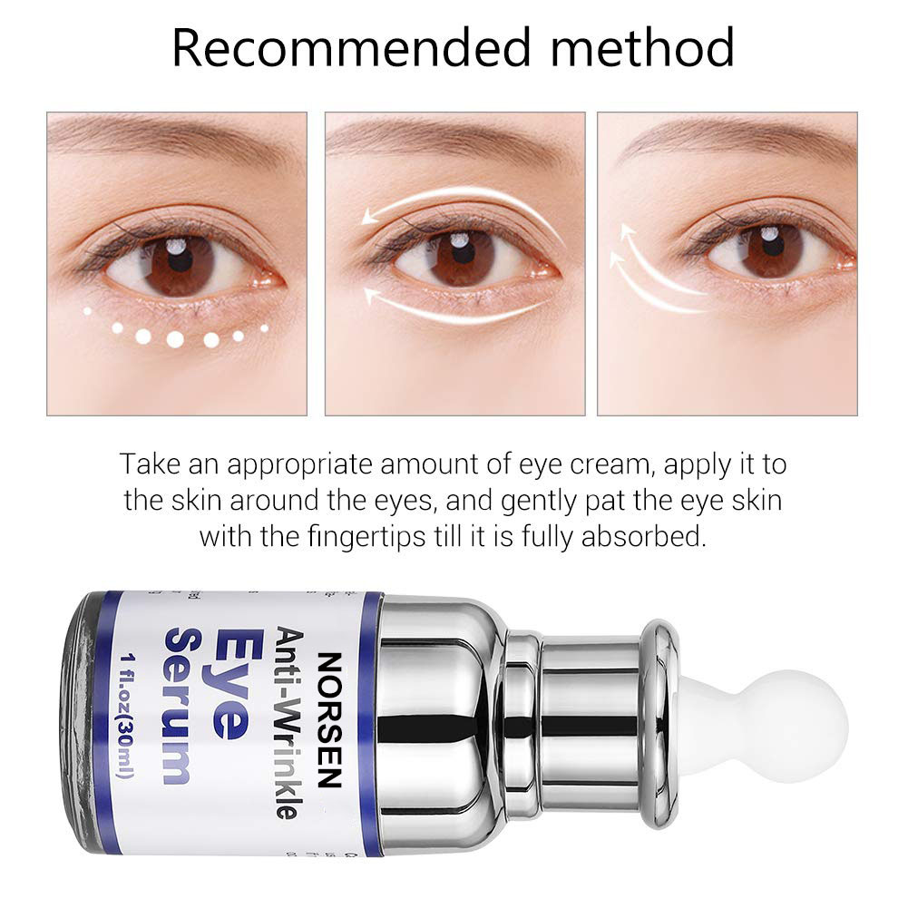 Private Label Organic Skin Care Anti Aging Anti Wrinkle Eye Envy Serum Glass Bottle Liquid Collagen Female 3 Years Sample Size