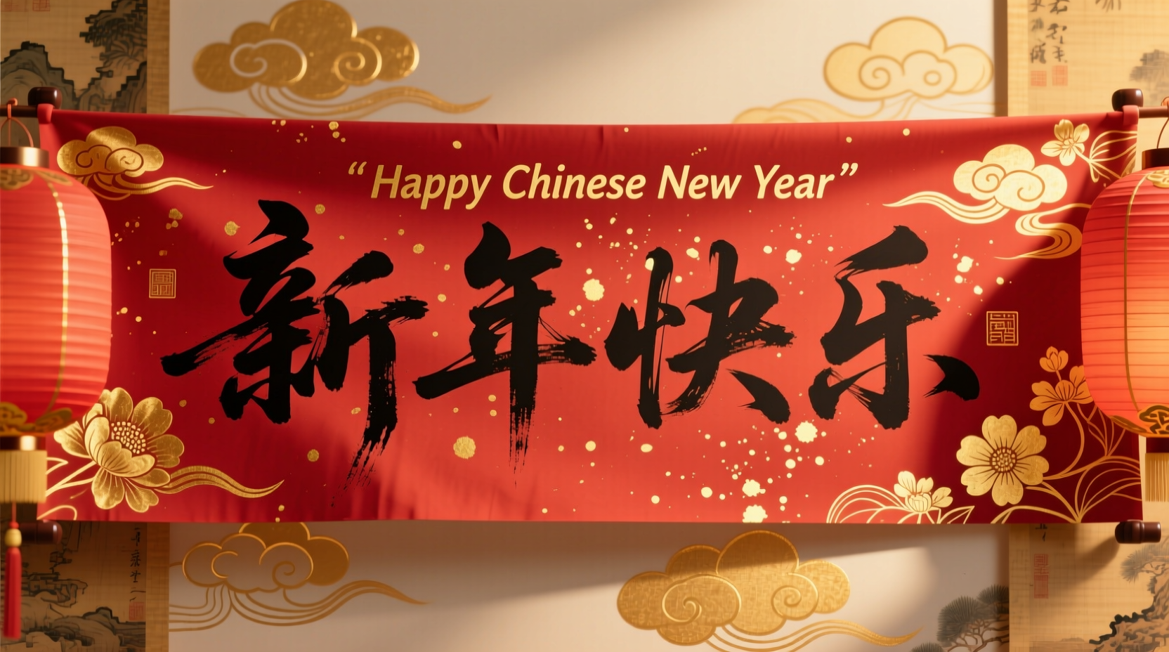 how to write happy chinese new year in mandarin