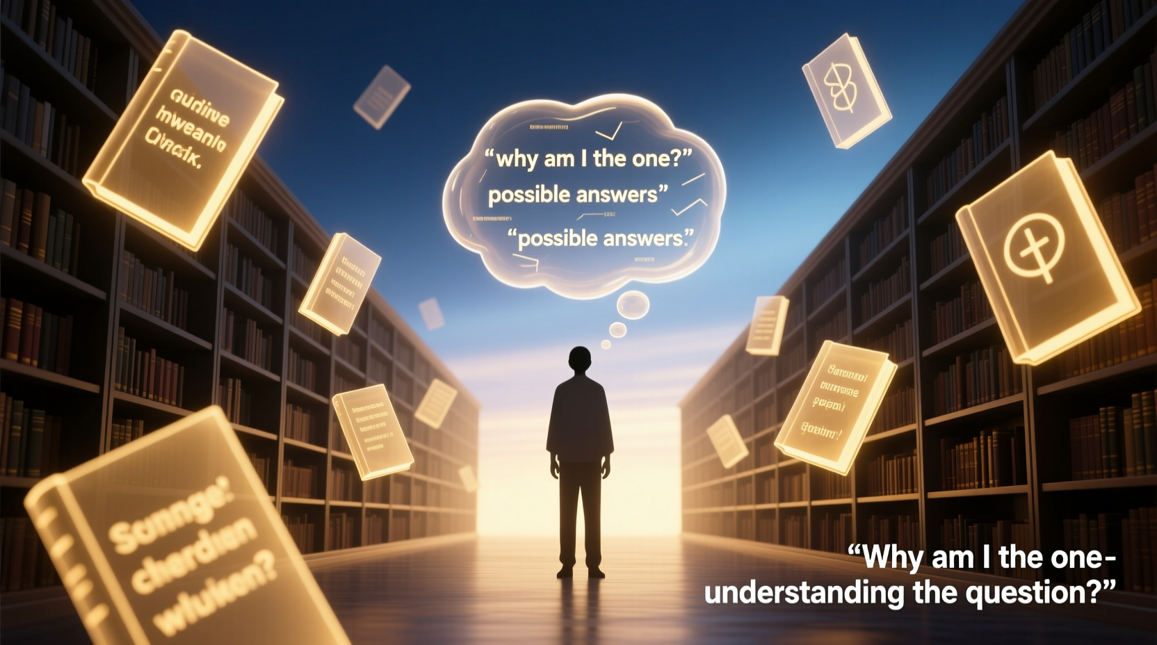 why am i the one understanding the question possible answers