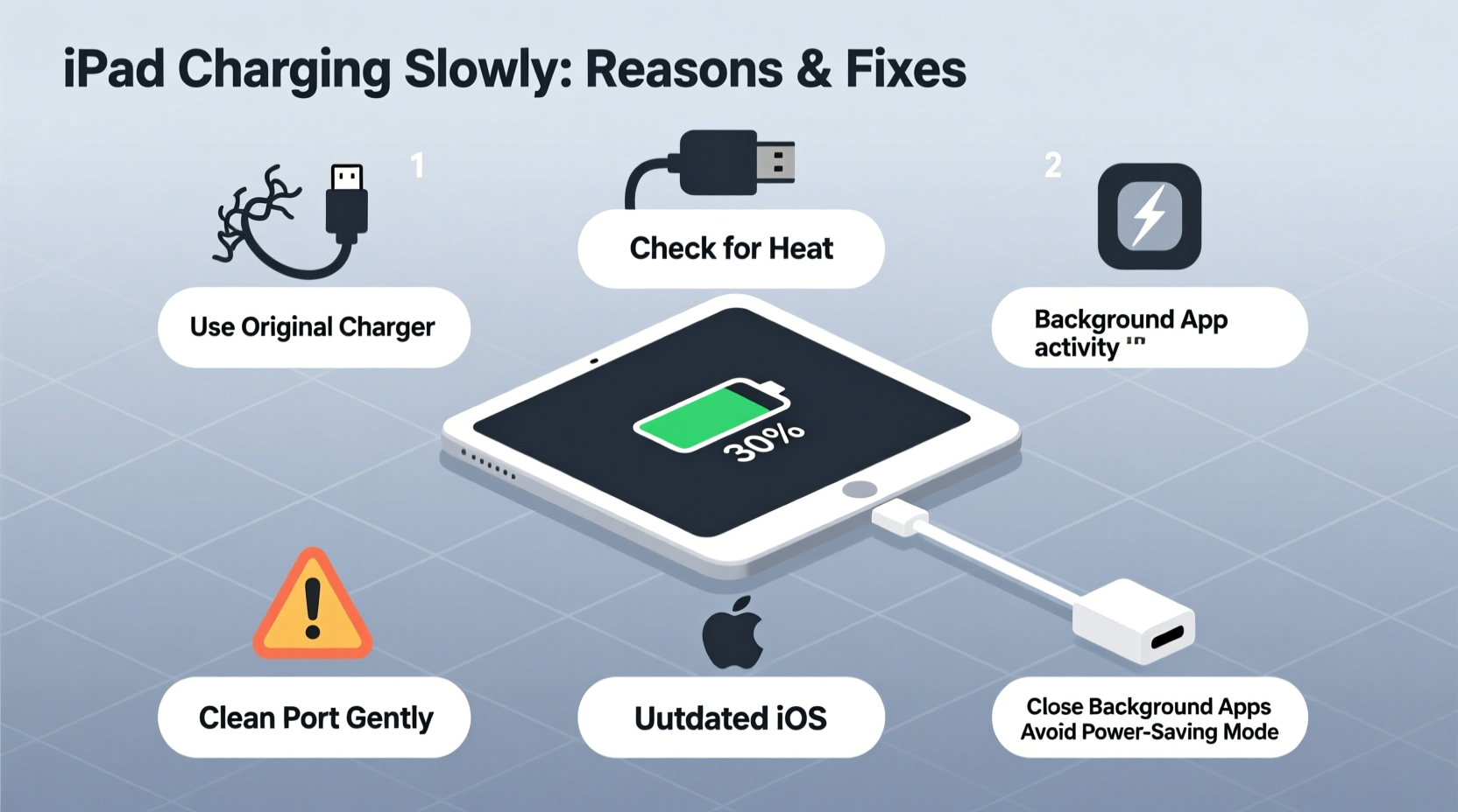 ipad charging slowly reasons and fixes for slow ipad charging