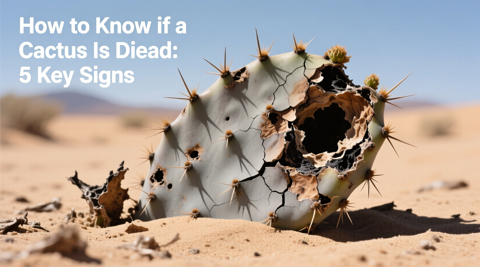 How to Know if a Cactus Is Dead: 5 Key Signs