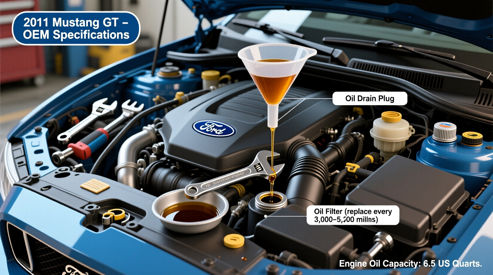 2011 mustang gt oil change