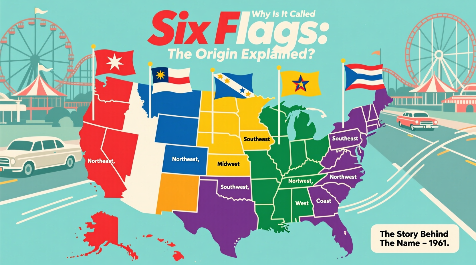 why is six flags called six flags the origin explained