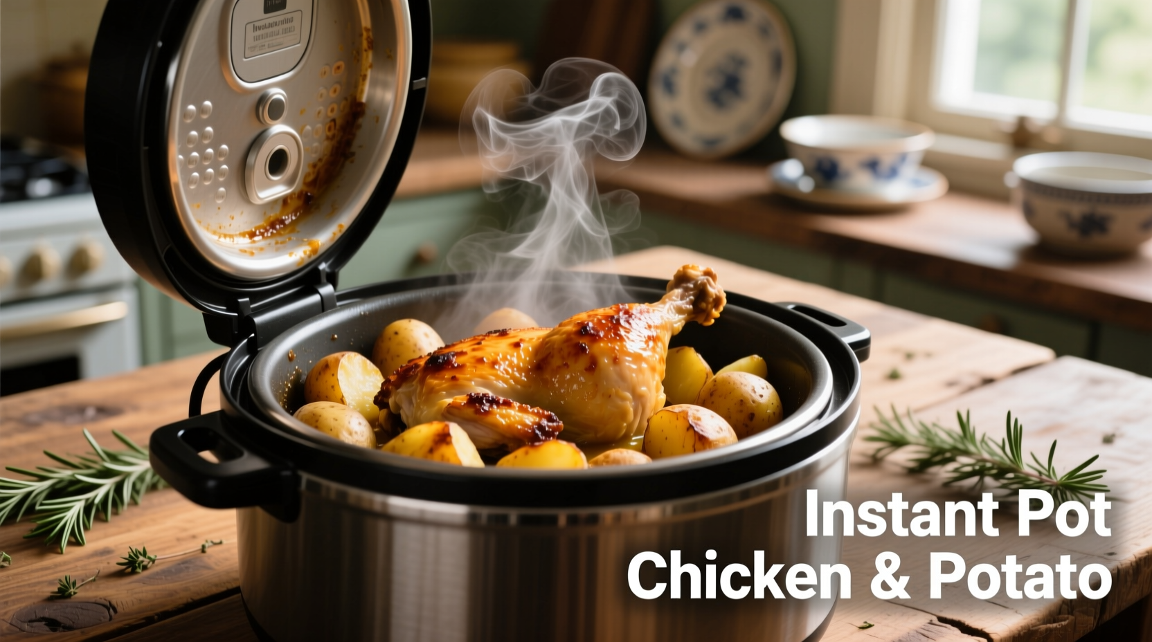 Perfect Instant Pot Chicken and Potatoes in 30 Minutes