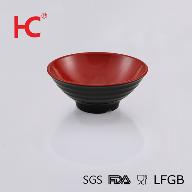 Hot Selling High Quality Custom Logo Color Japanese Style Melamine Noodle Bowl Dinner Set