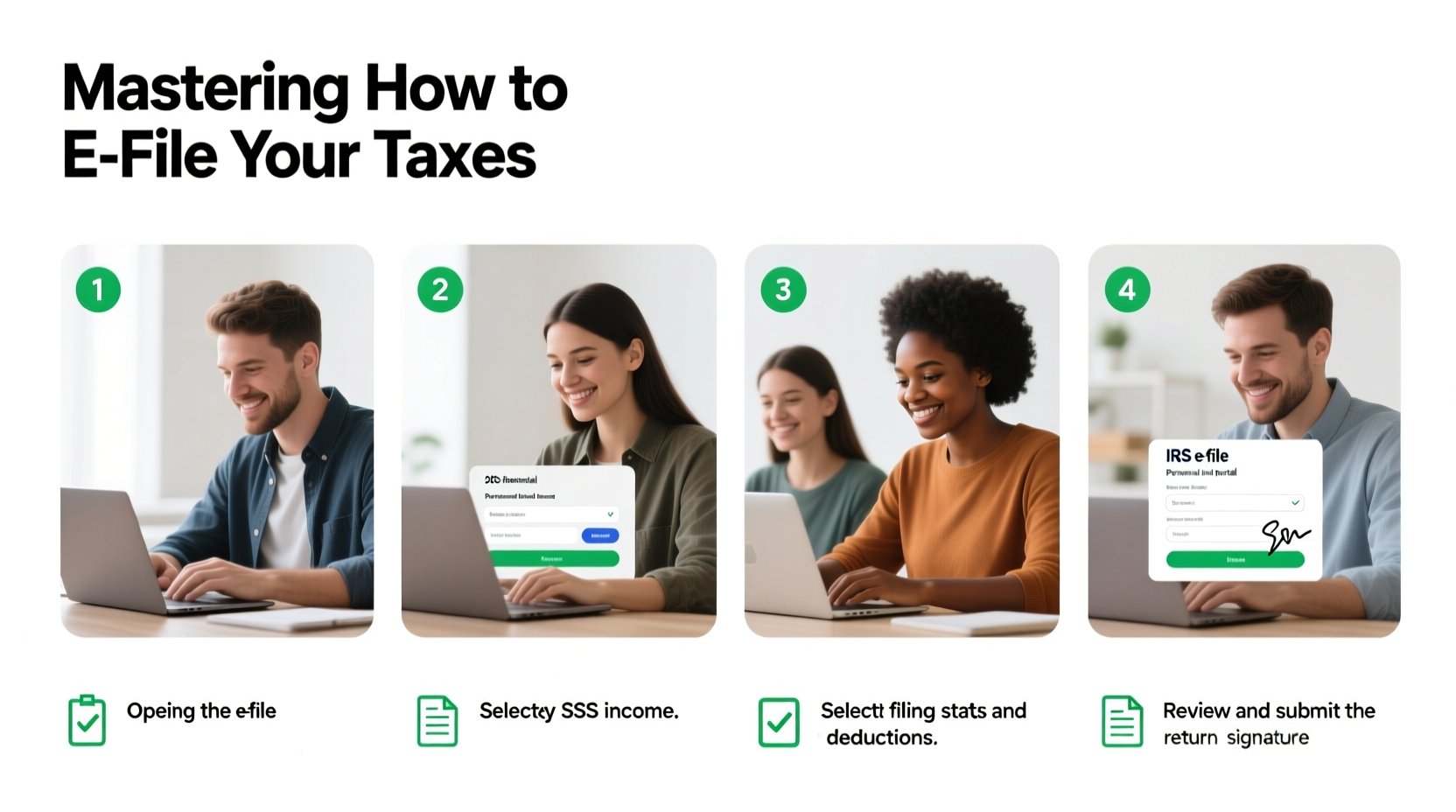 mastering how to e file your taxes a clear step by step guide for beginners