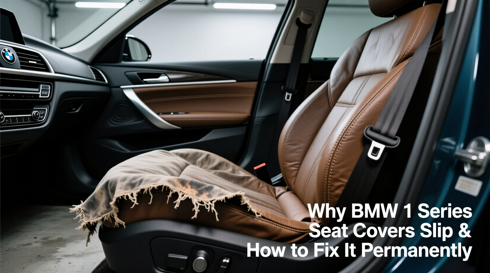 bmw 1 series seat cover slippage