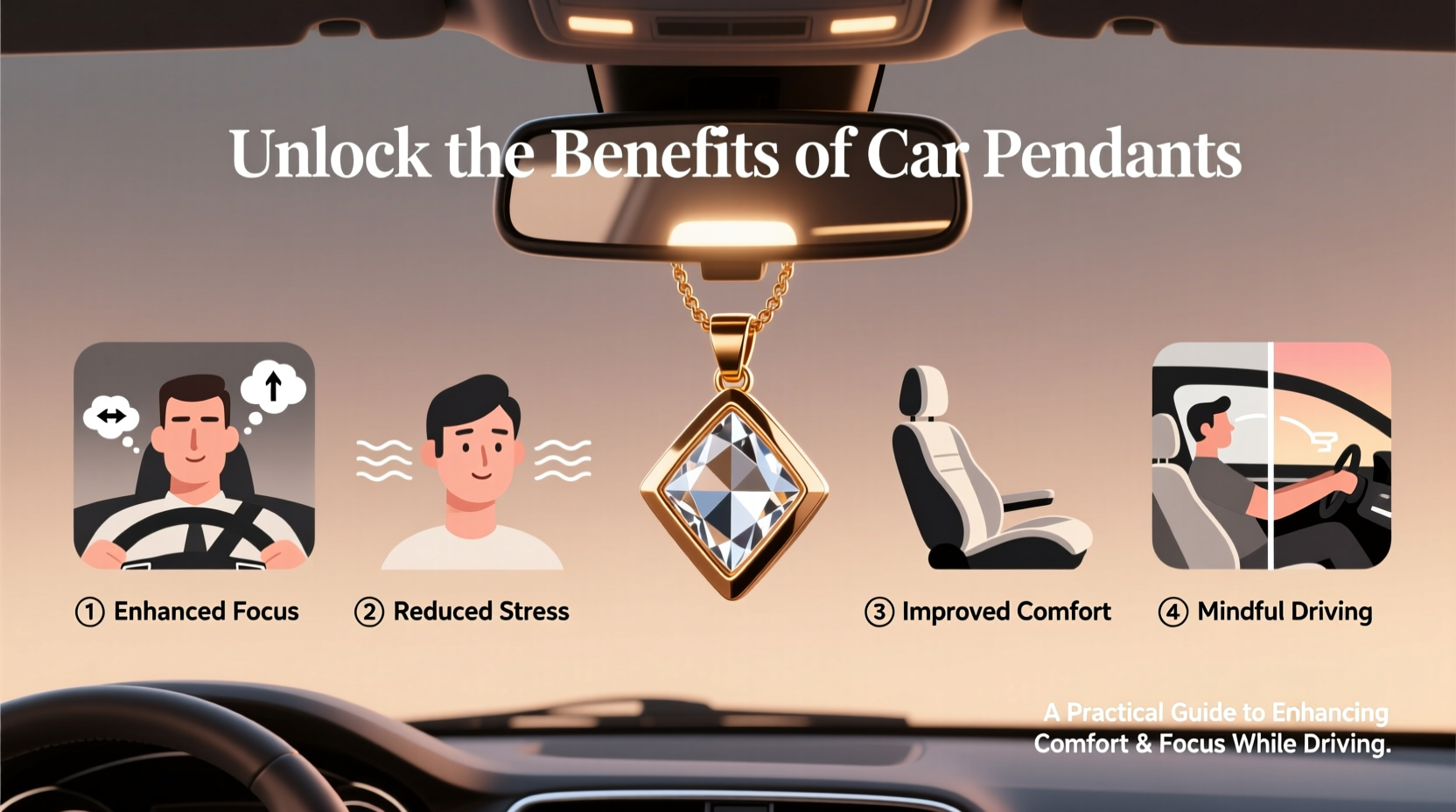 unlock the benefits of car pendants a practical guide to enhancing comfort and focus while driving