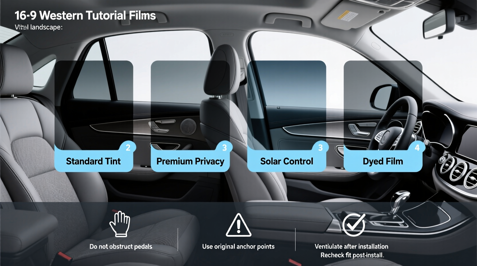 Difference Between Car Window Tinting Films Buying Guide