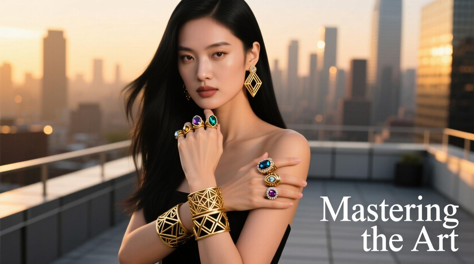 mastering the art of wearing large statement rings with style and confidence