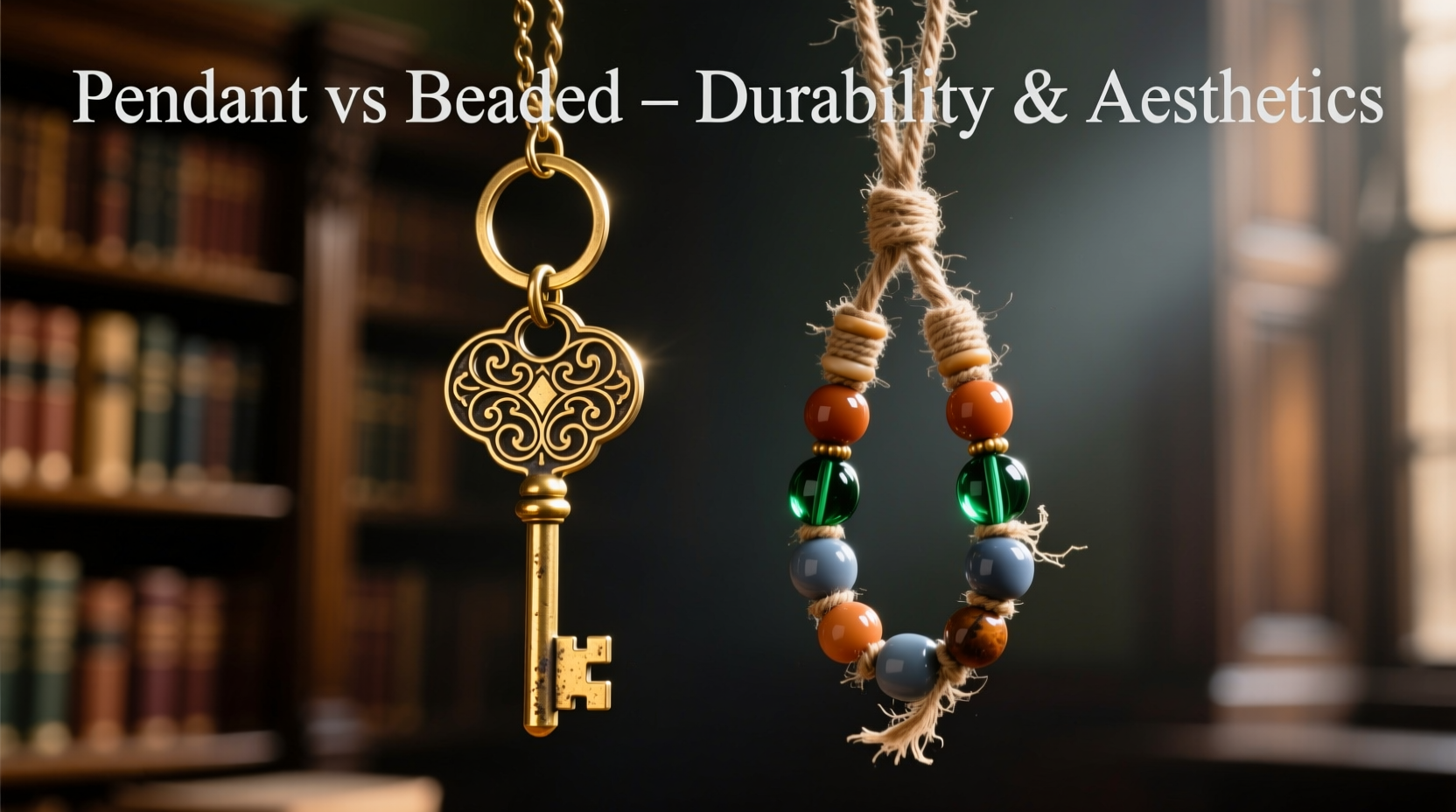 pendant keychain vs beaded keychain which style lasts longer and looks better