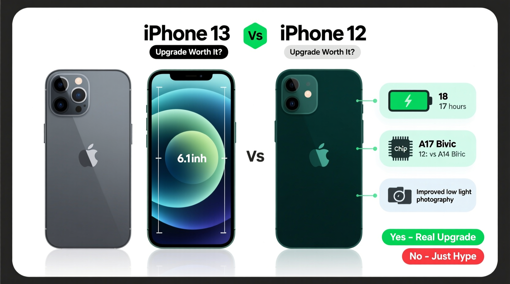 iphone 13 vs iphone 12 is upgrading really worth it or just hype