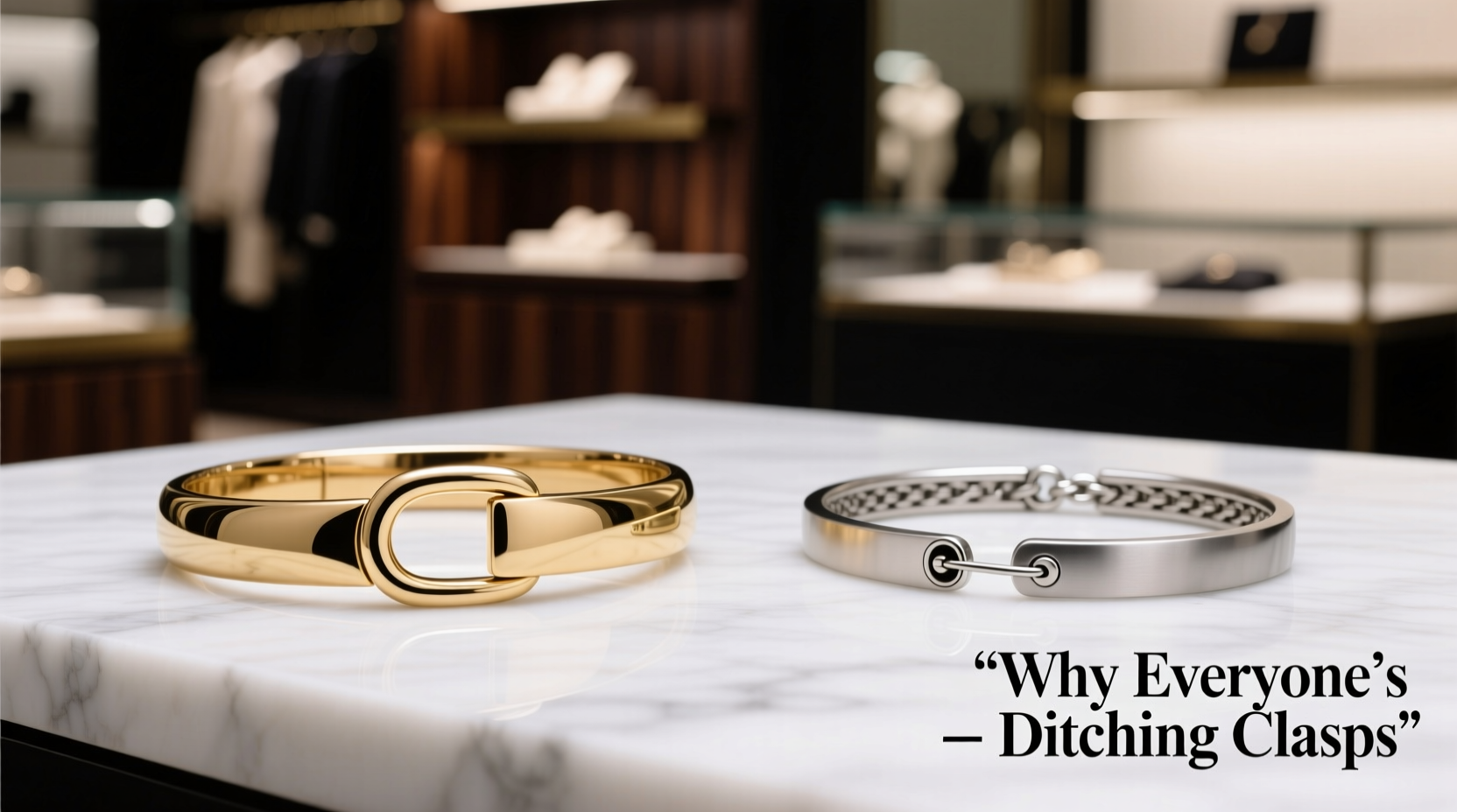 u shaped buckle vs clasp bracelets why is everyone ditching clasps