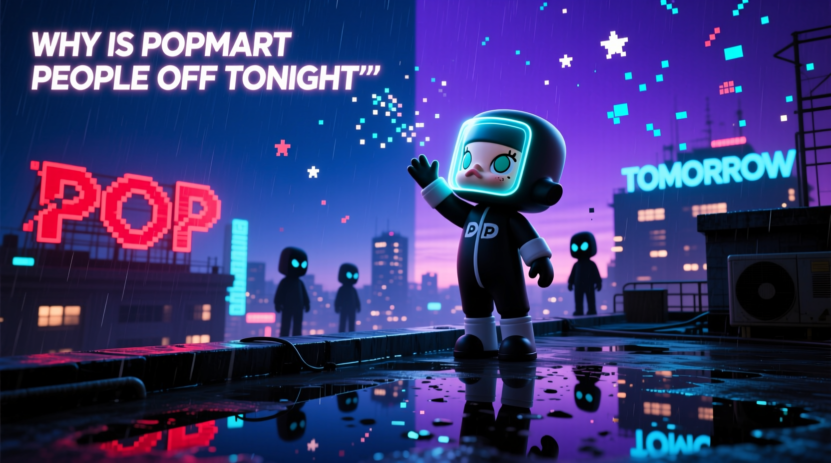 why is popmart people off tonight