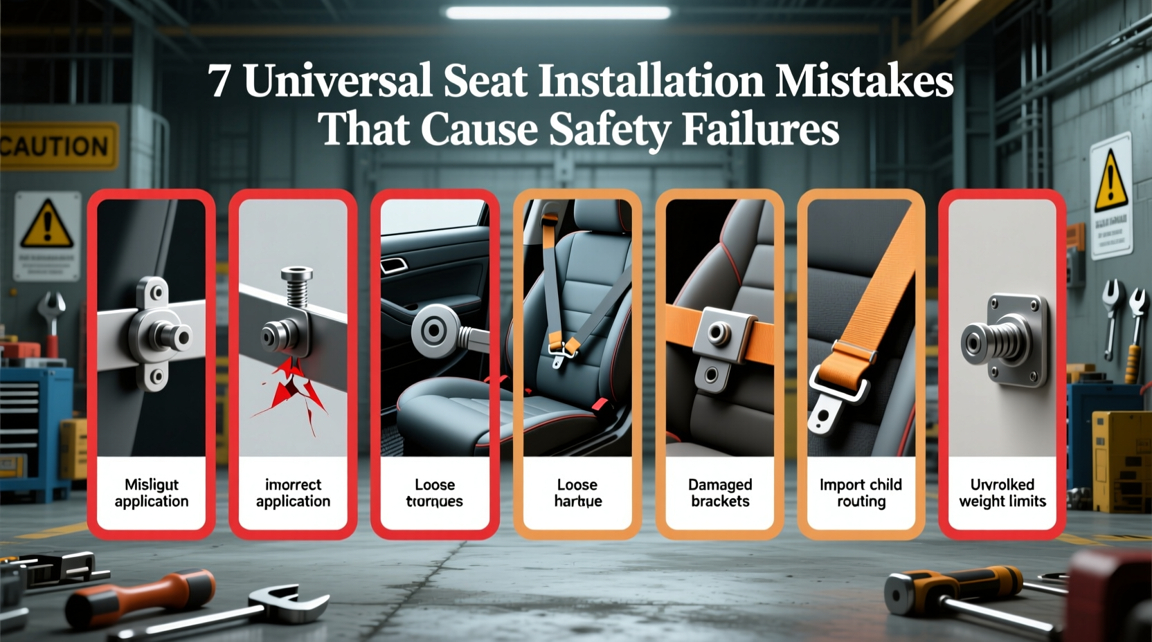 universal seat installation mistakes