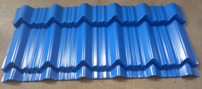 Forming Machine Step Tile Machine 0.3-0.8mm Rolling Thickness Botou Zhongtuo Cold Roll Steel Glazed Steel 0-3 M/min / PPGI