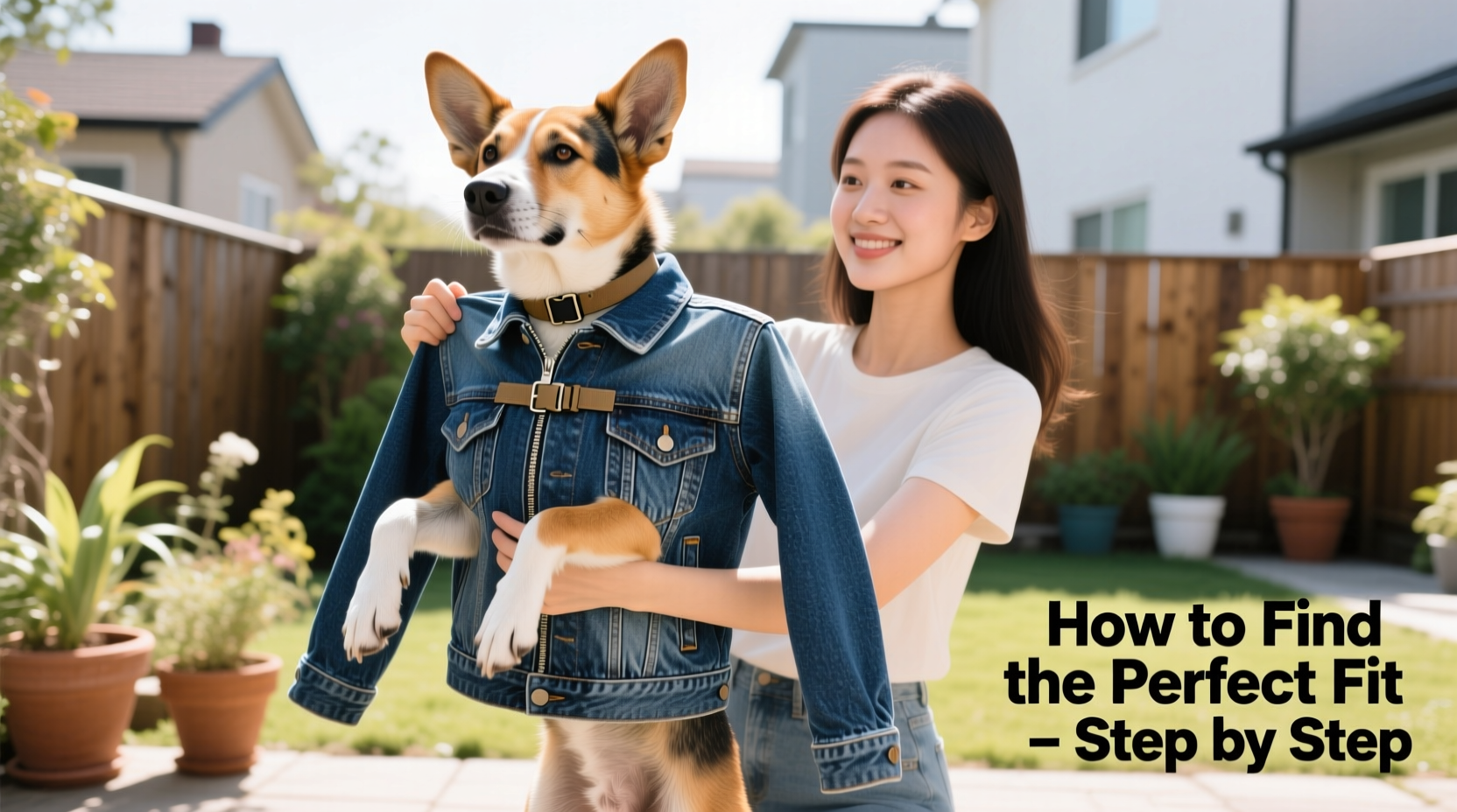 how to find the perfect fit a step by step guide to choosing the right size dog jean jacket