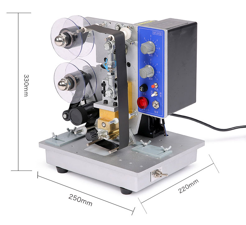 DUOQI HP-241B Electric Ribbon Date Printing Machine Batch Expiry Date Ribbon Coding Machine