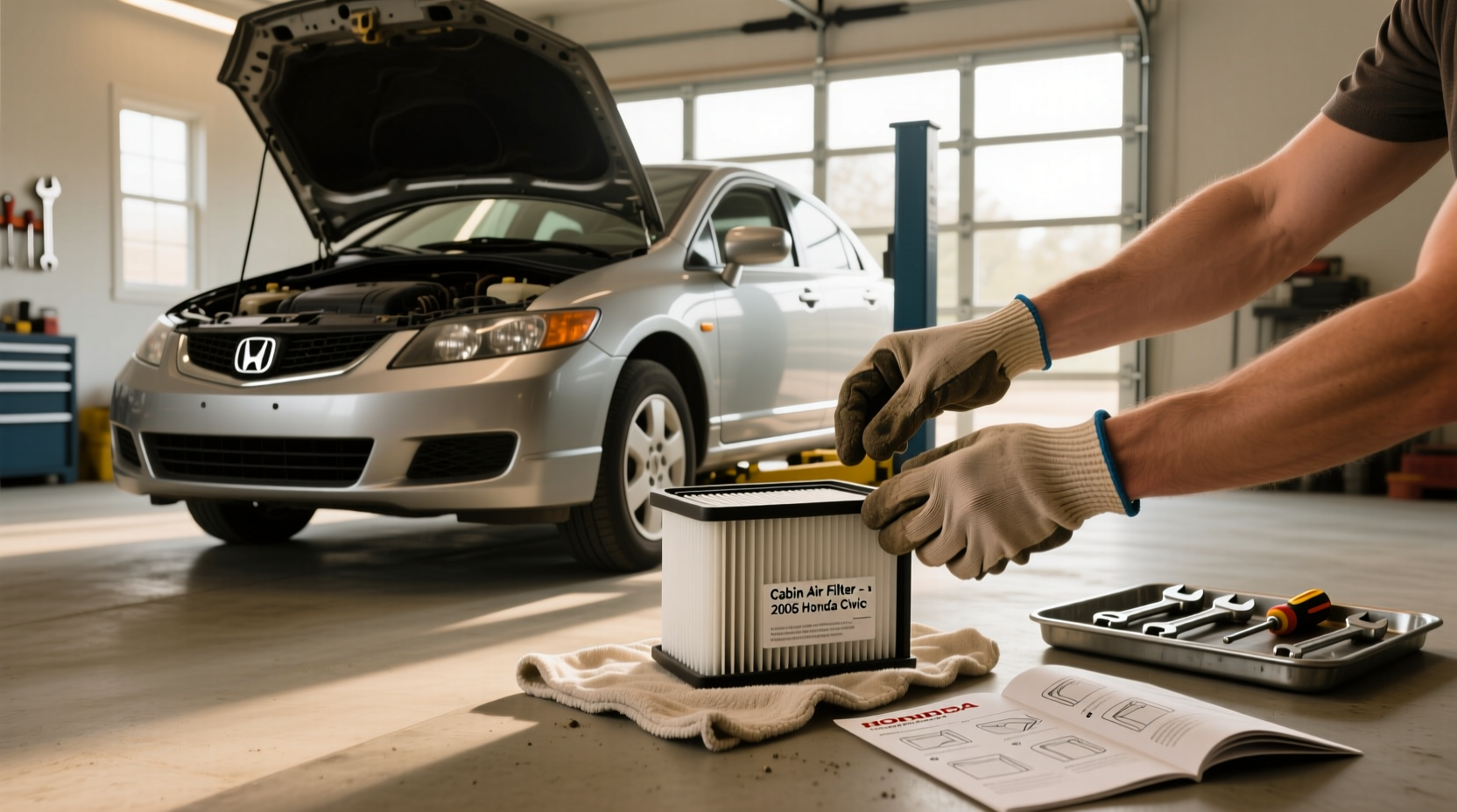 2008 honda civic cabin air filter replacement guide