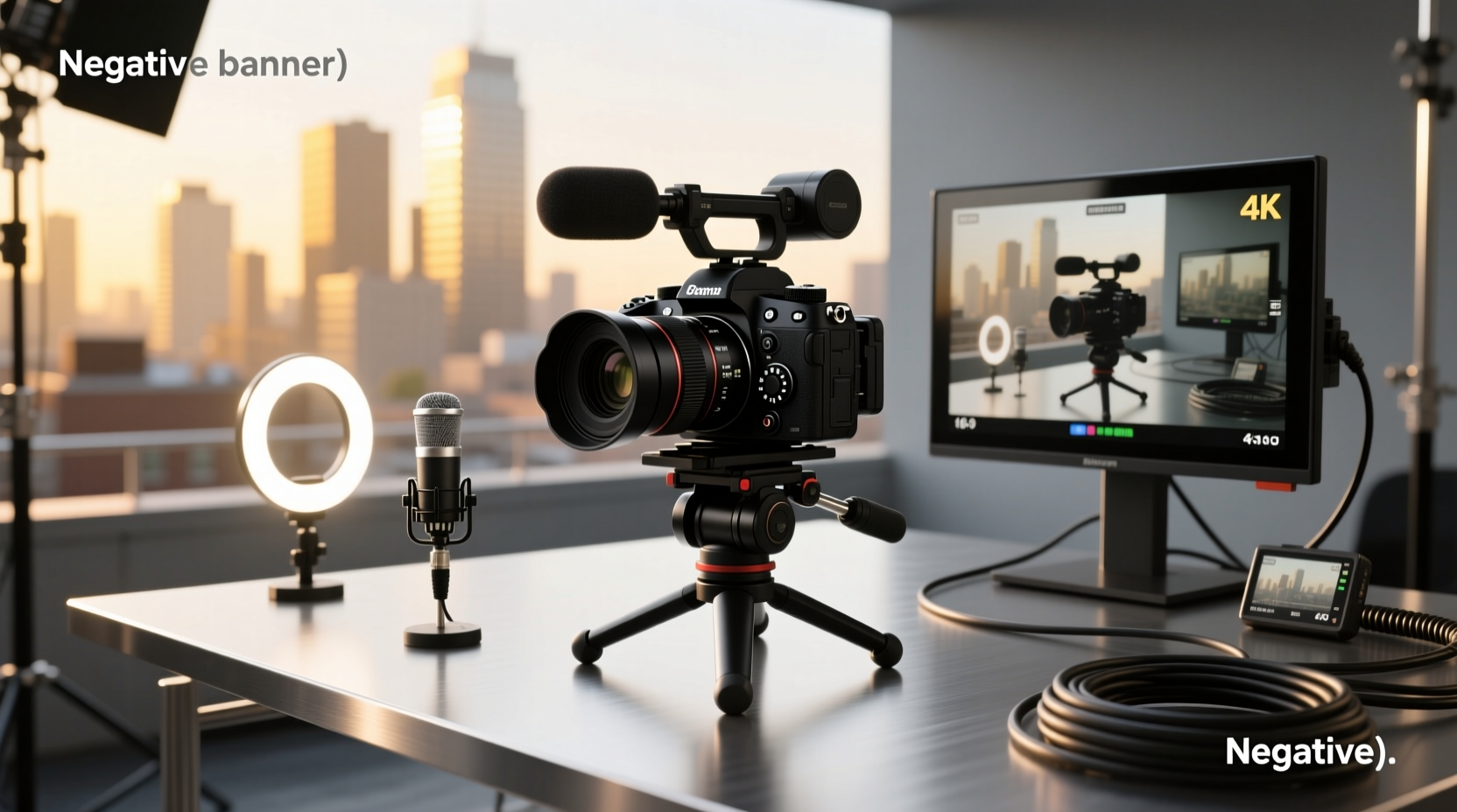 professional camera and video