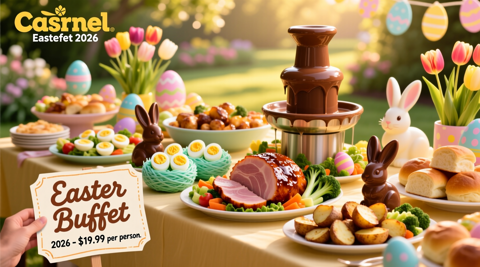how much is easter buffet at golden corral