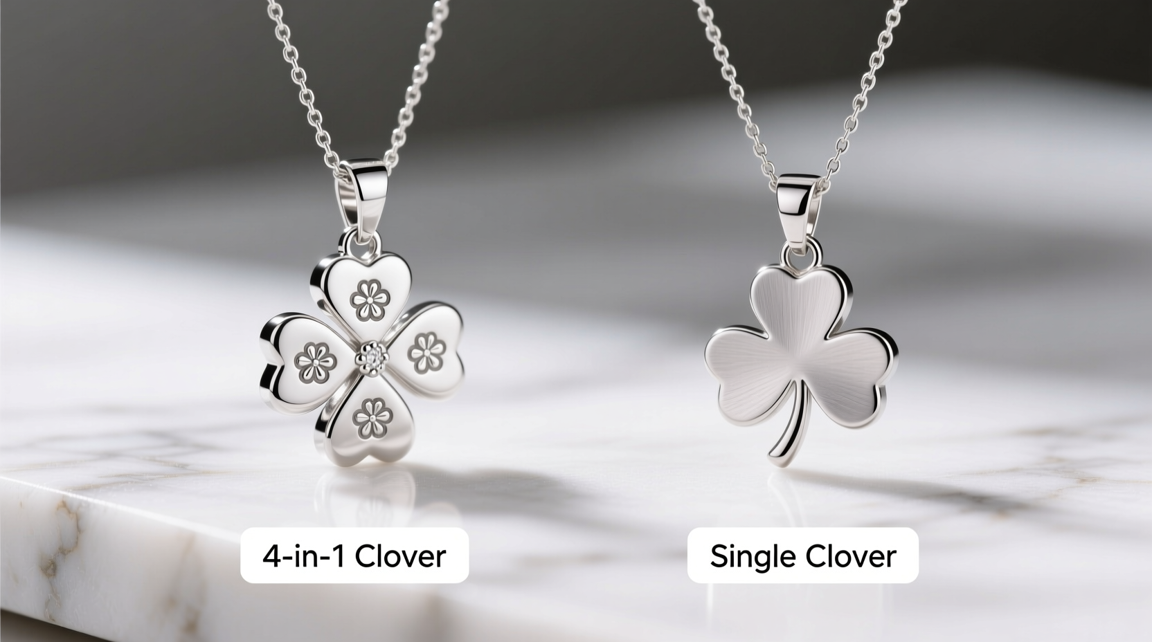 4 in 1 clover vs single clover pendant is the hype real or just marketing