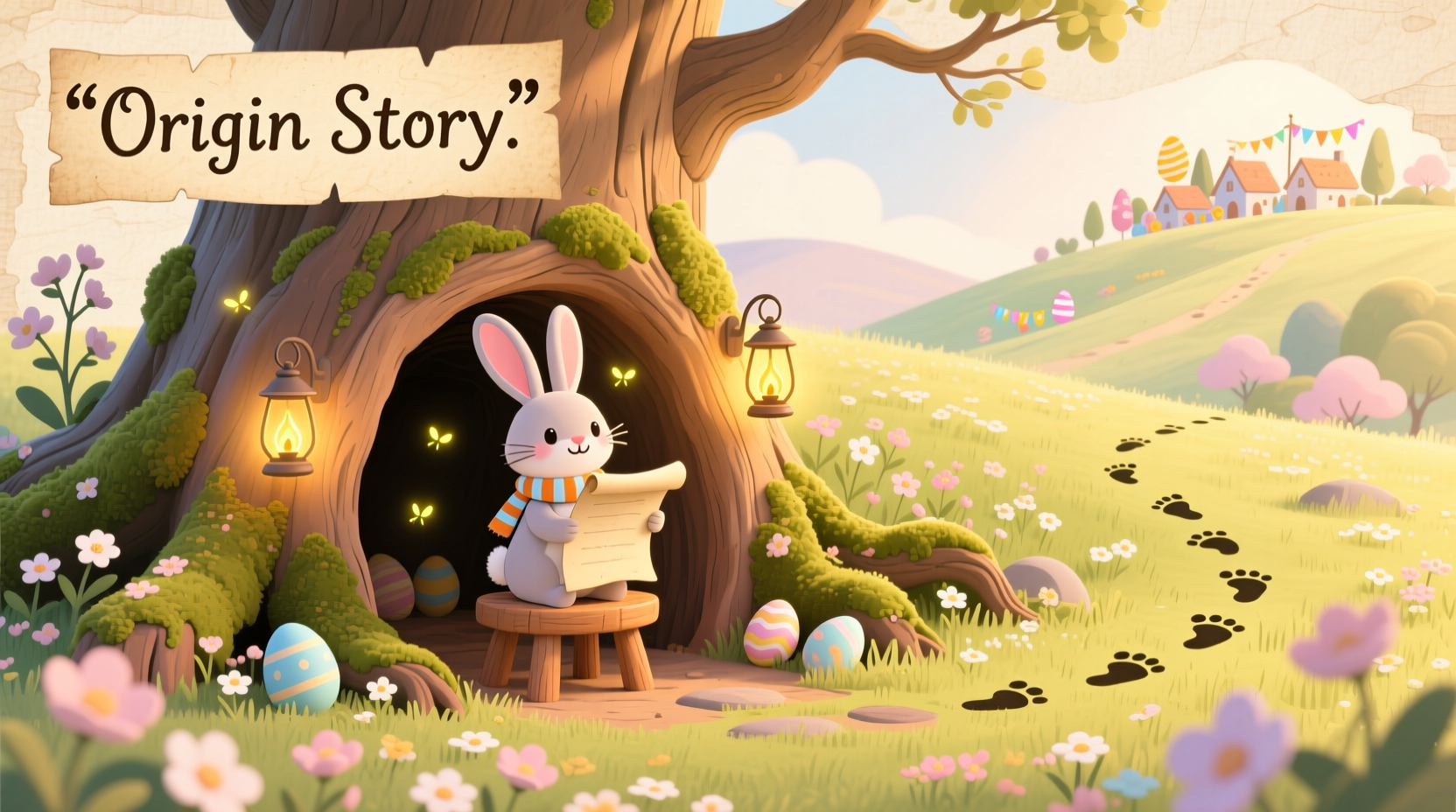 where did the easter bunny live