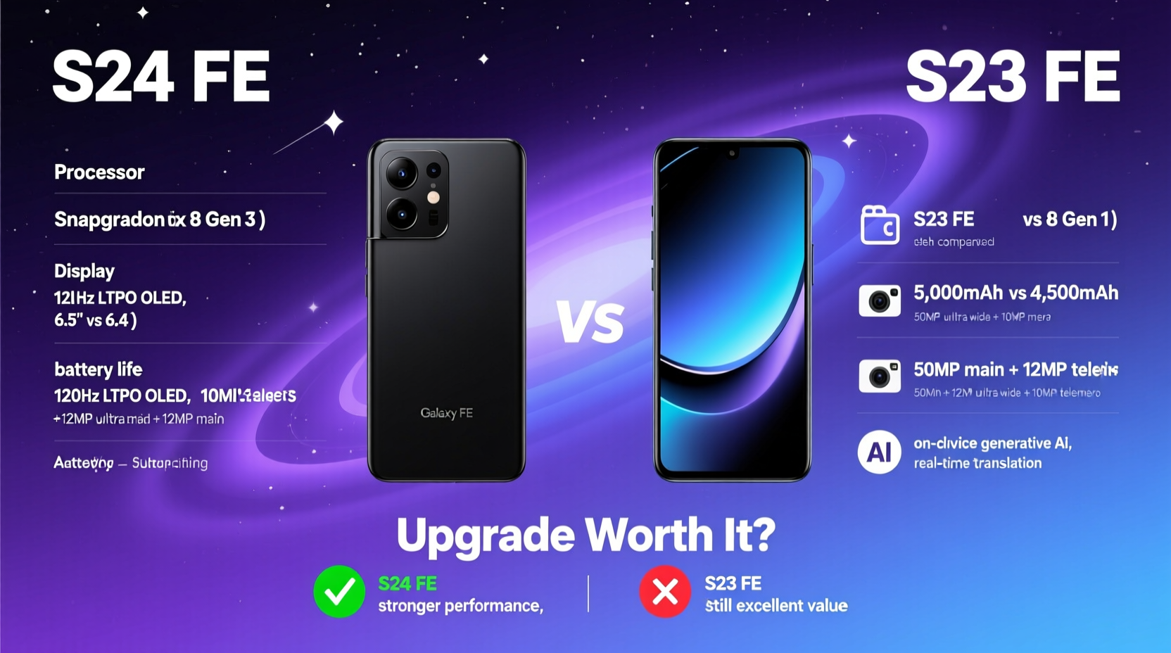 galaxy s24 fe vs s23 fe is the upgrade really worth it 3