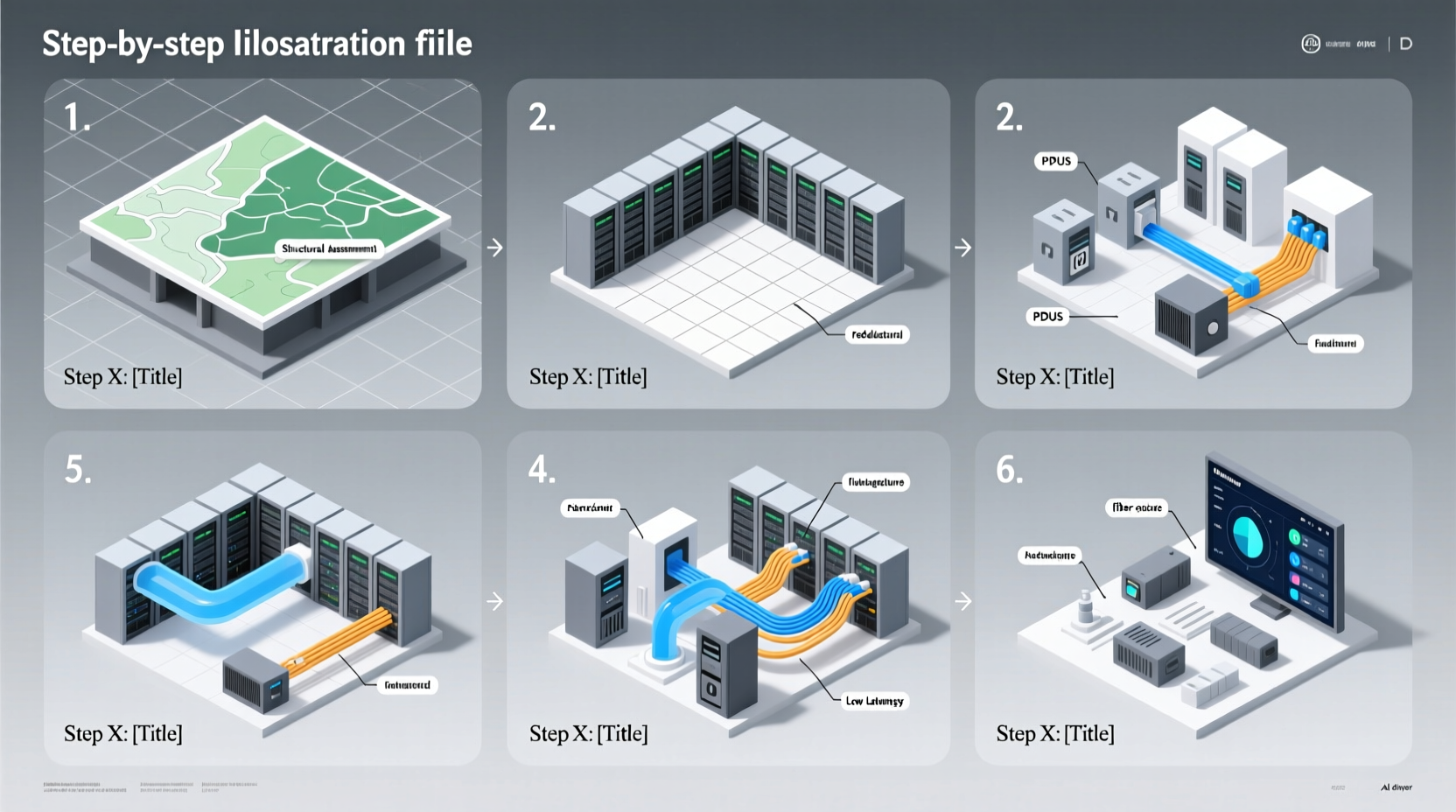 step by step guide to creating a scalable and efficient data center from scratch