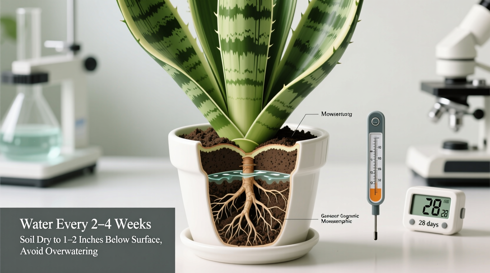 how often should snake plants be watered