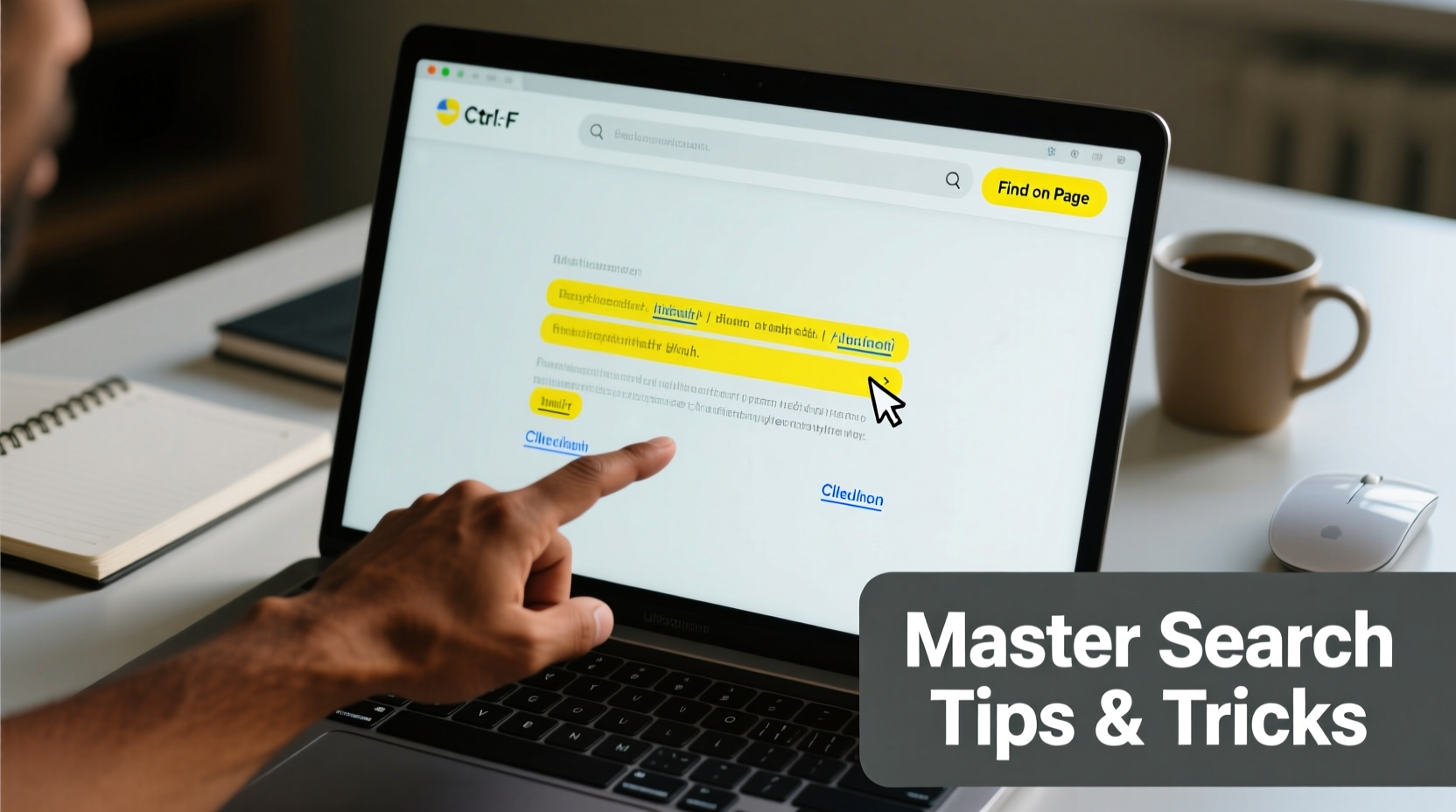 mastering how to search on a page tips and tricks for faster text and link finding