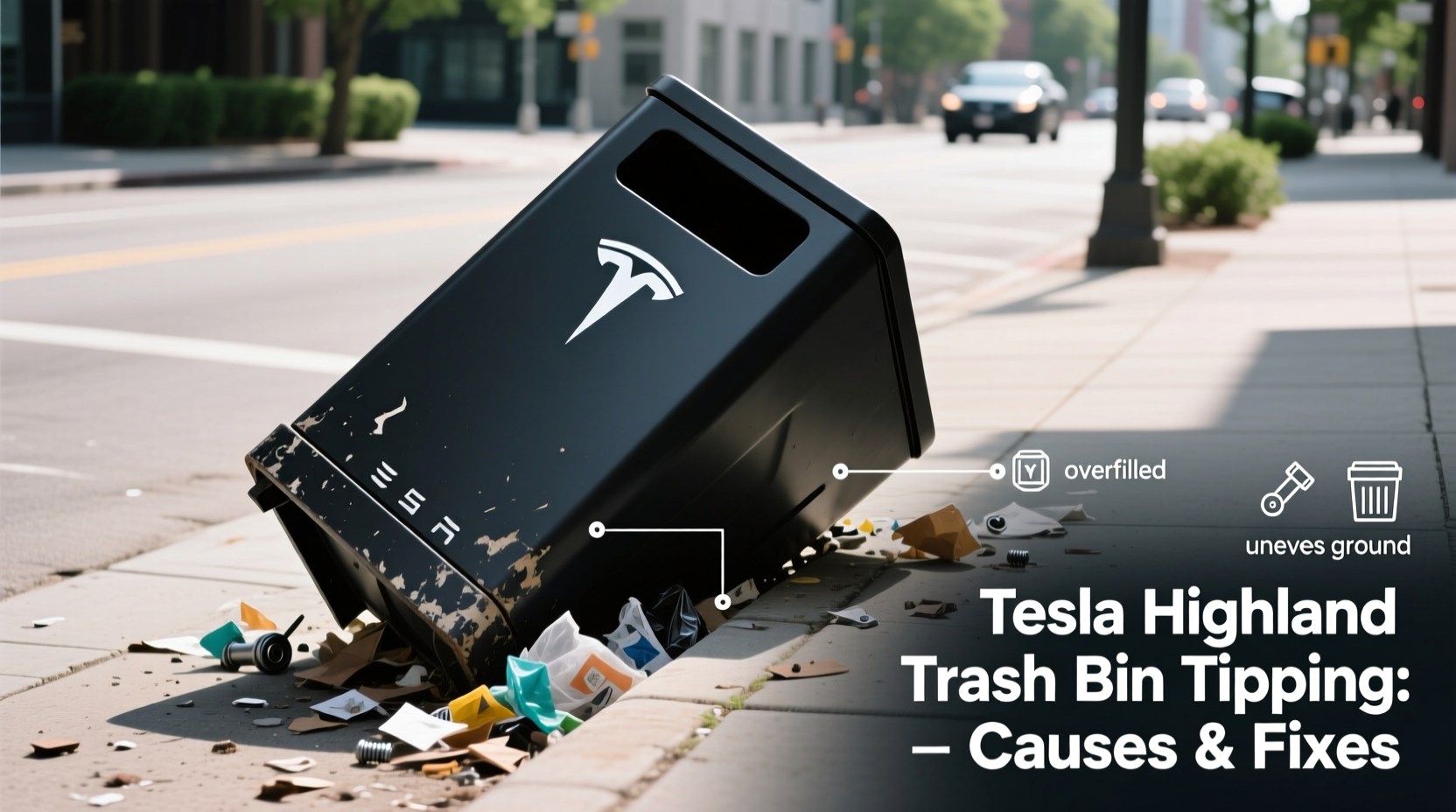 Tesla Highland Trash Bin Tipping: Causes & Fixes