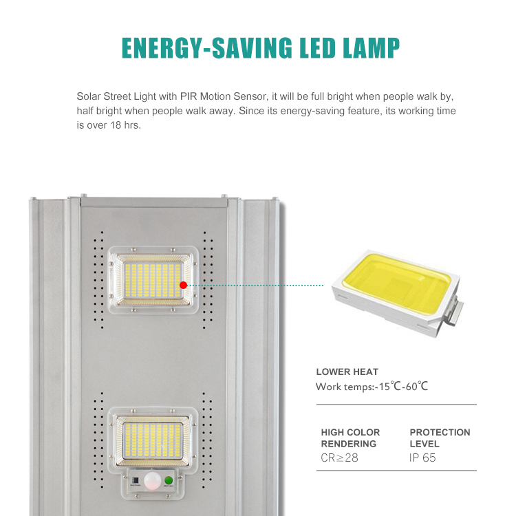Stand Alone 100W 120W 150W 200W 300W Smart Outdoor Lamparas Solares Led Integrated All In One LED Solar Street Light
