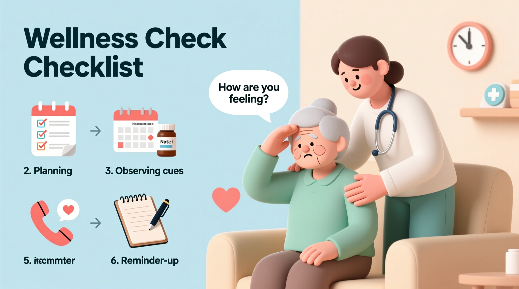 how to effectively arrange a wellness check for a loved one a step by step guide