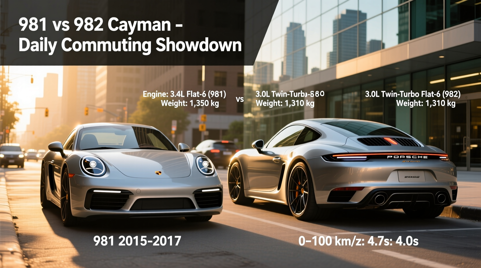 981 vs 982 cayman commute