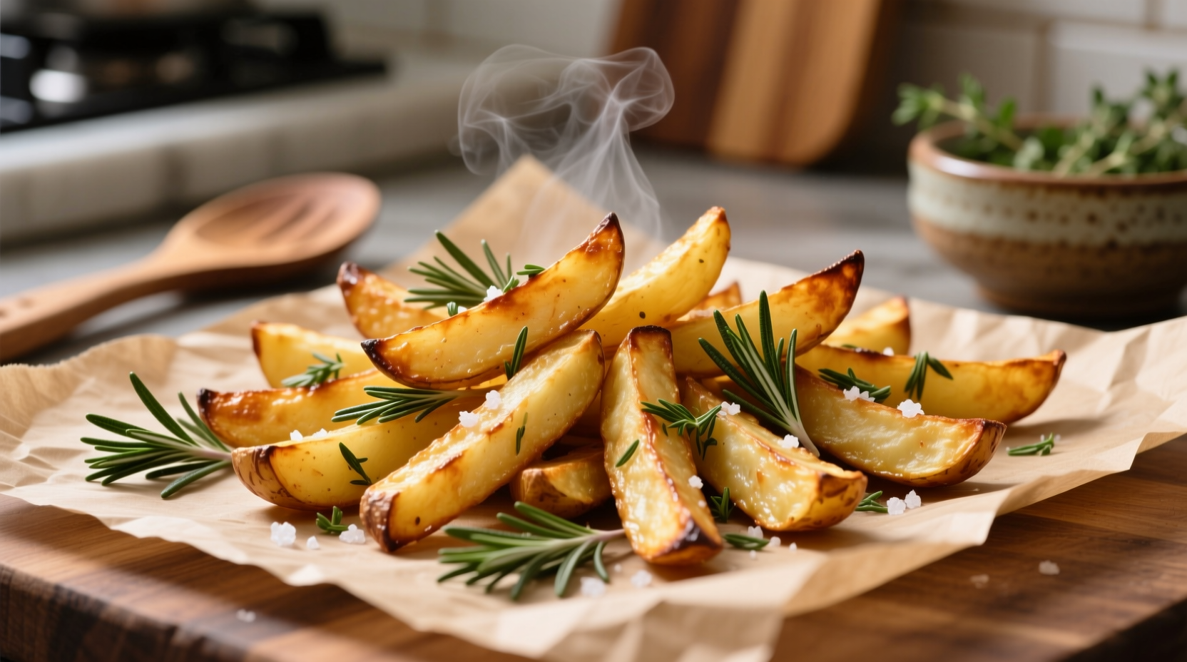 crispy oven baked potato fries  simple homemade recipe