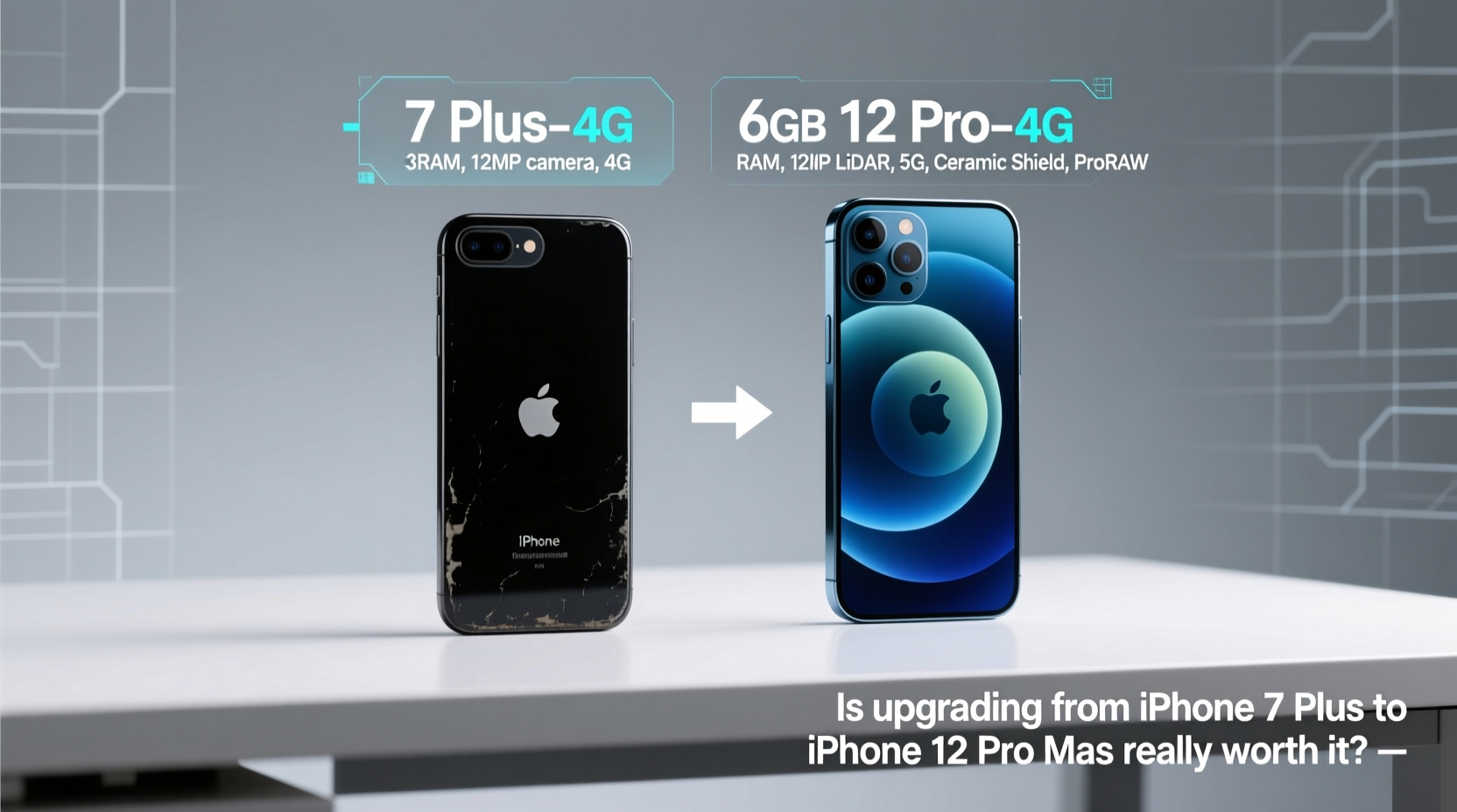 is upgrading from iphone 7 plus to iphone 12 pro max really worth it