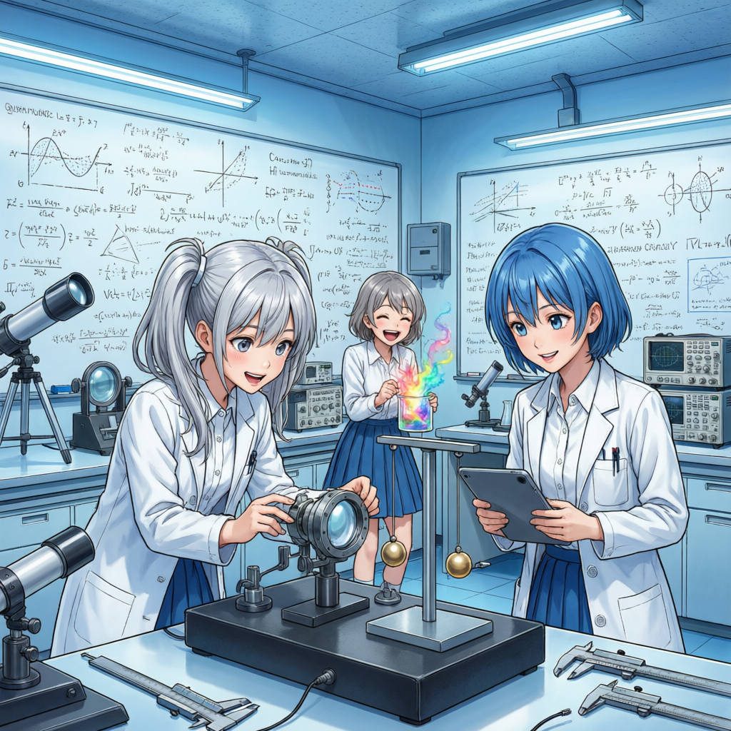 Anime physics laboratory
