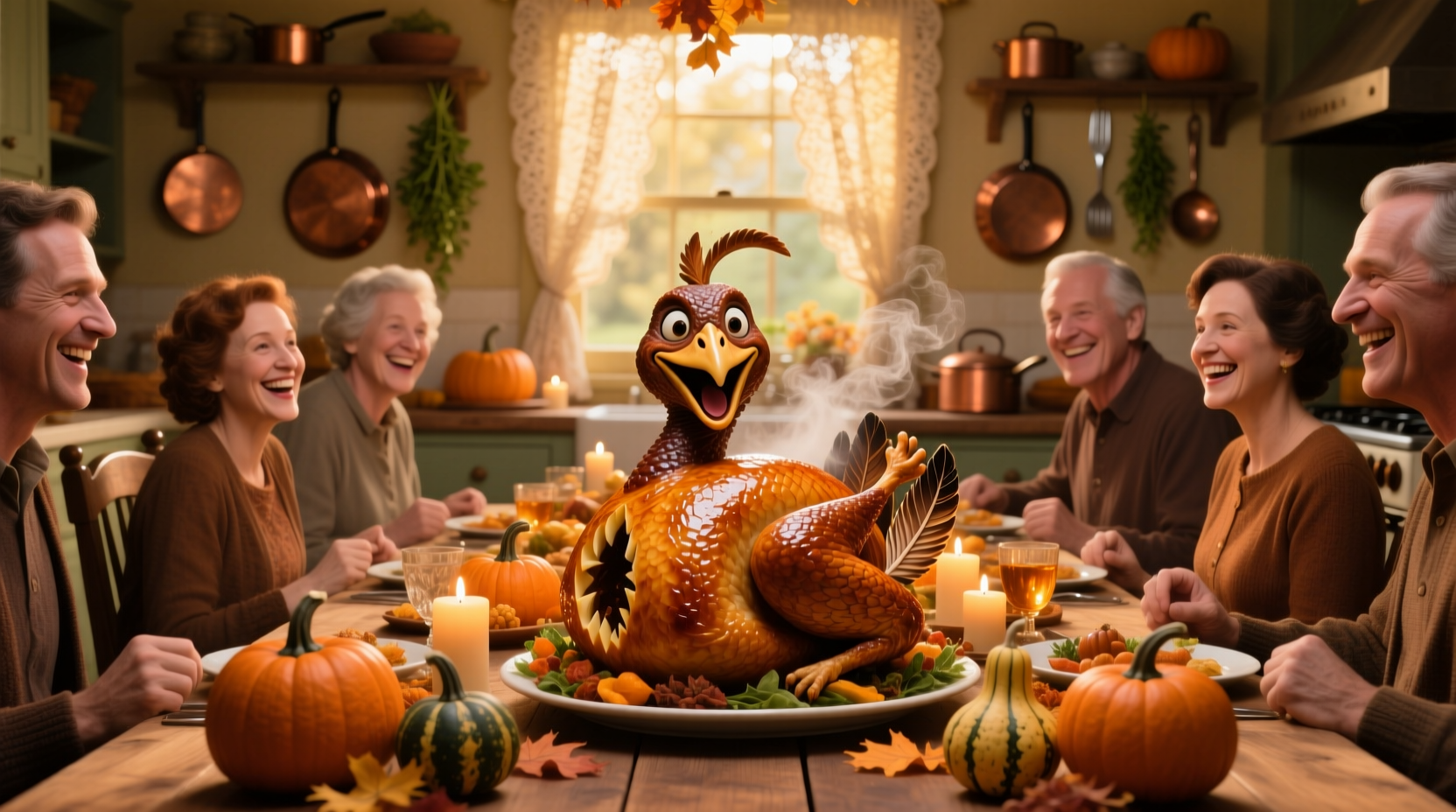 give every thanksgiving guest their own head of roasted