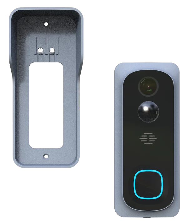 1080P HD sans fil sonnette avec caméra Smart vidéo sonnette Wifi étanche  Vision nocturne porte téléphone moniteur maison sécurité caméra, ✓  Meilleur prix au Maroc et ailleurs