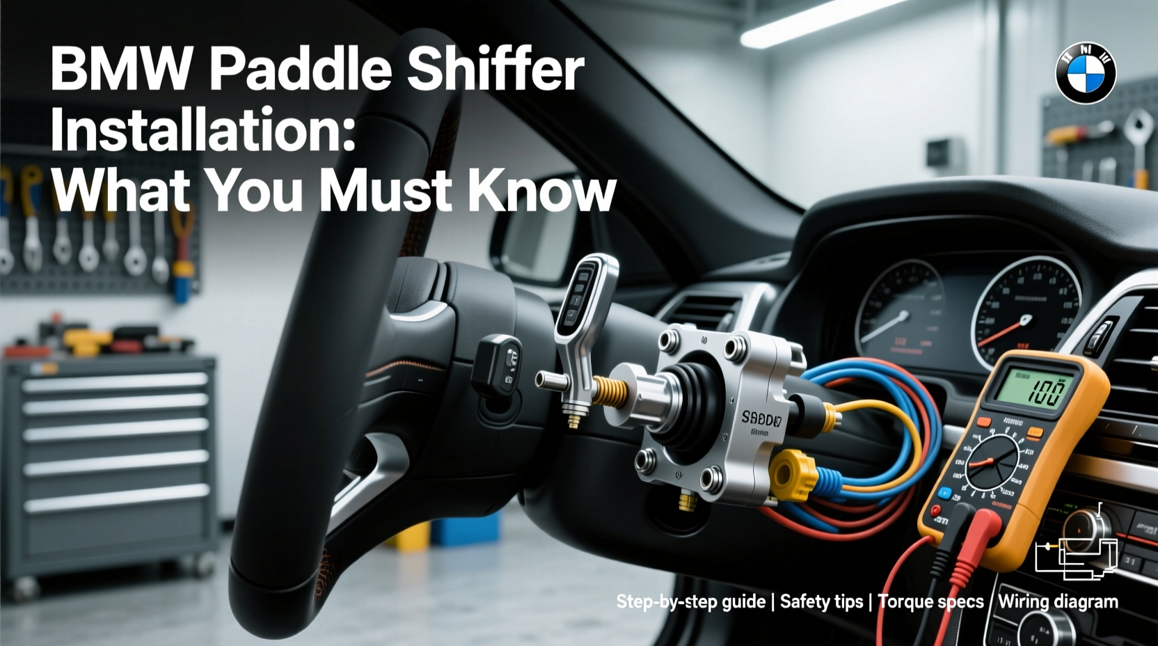 bmw paddle shifter install