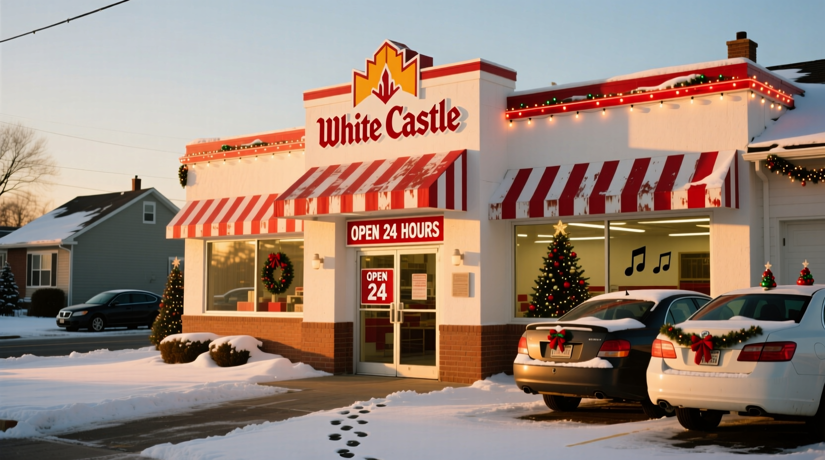 is white castle open on christmas eve