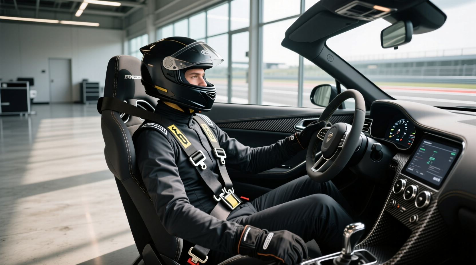 6 point harness seat belt guide